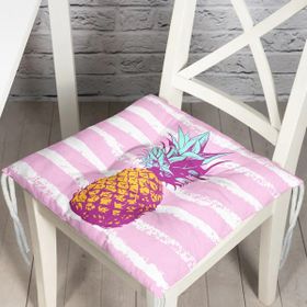 RealHomes K2437 Canlı Renkli Ananas Motifli Dijital Baskılı Yastık Kırlent Kılıfı
