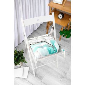 RealHomes K2440 Ebru Sanatı Baskılı Dekoratif Kırlent Kılıfı