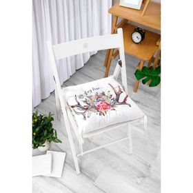 RealHomes K2449 Stay True Motifli Kavaniçe Desenli Dijital Baskılı Kırlent Kılıfı