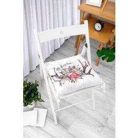 RealHomes K2449 Stay True Motifli Kavaniçe Desenli Dijital Baskılı Kırlent Kılıfı