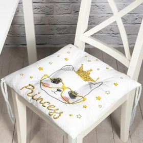 Realhomes K2471 Princess Kedi Motifli Modern Dijital Baskılı Yastık Kılıfı