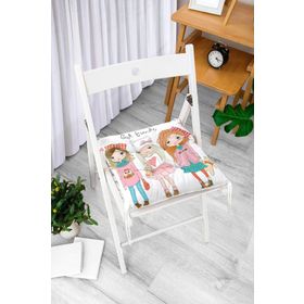 RealHomes K2476 Best Friends Motifli Dekoratif Kırlent Kılıfı