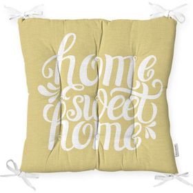 RealHomes K2562 Eflatun Home Sweet Home Dijital Baskılı Kırlent Kılıfı