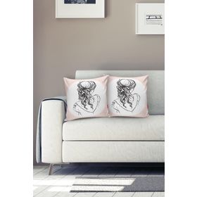 RealHomes K304 Dijital Baskılı Dekoratif Yastık Kırlent Kılıfı
