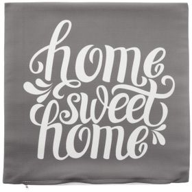 RealHomes K309 Home Sweet Home Dijital Baskılı Dekoratif Kırlent Kılıfı
