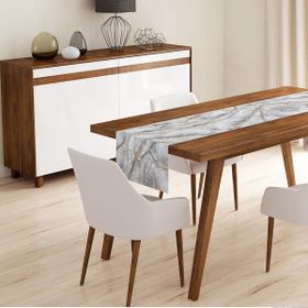 RealHomes K3137 Modern 3D Mermer Desenli Dijital Baskılı Kırlent Kılıfı