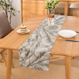RealHomes K3137 Modern 3D Mermer Desenli Dijital Baskılı Kırlent Kılıfı