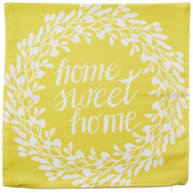 RealHomes K507 Home Sweet Home Dijital Baskılı Dekoratif Kırlent Kılıfı