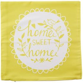 RealHomes K511 Home Sweet Home Dijital Baskılı Dekoratif Kırlent Kılıfı