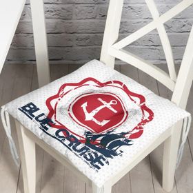 RealHomes K71 Çapa Desen Dijital Baskılı Dekoratif Kırlent Kılıfı
