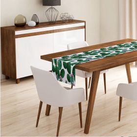 Realhomes Kaktüs 3198 Desenli Watercolor Renkli Modern Özel Tasarım Runner