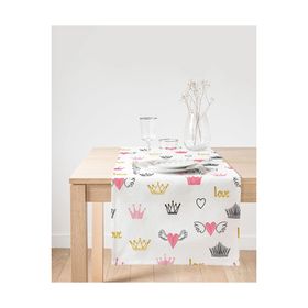 Realhomes Kanatlı Kalp Desenli Love Motifli Süet Runner
