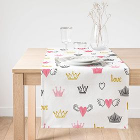 Realhomes Kanatlı Kalp Desenli Love Motifli Süet Runner