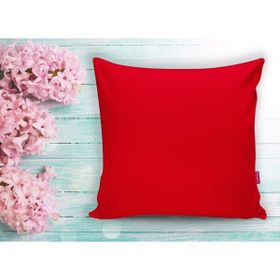 Realhomes Kırmızı Renkli Dijital Baskılı Dekoratif Yastık Kırlent Kılıfı