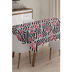 Realhomes Masa21 Özel Tasarım 3D Dijital Baskılı 120x140 cm Masa Örtüsü