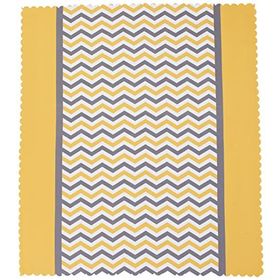 Realhomes Masa27 Zigzag Desenli Dijital Baskılı 3D 120x140 cm Masa Örtüsü