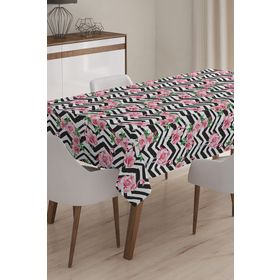 Realhomes Masa30 Özel Tasarım 3D Dijital Baskılı 120x140 cm Masa Örtüsü