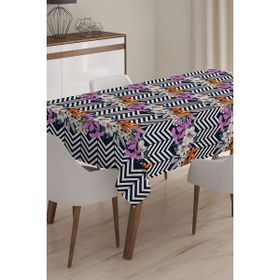 Realhomes Masa43 Özel Tasarım 3D Dijital Baskılı 140x220 cm Masa Örtüsü