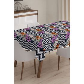 Realhomes Masa45 Özel Tasarım 3D Dijital Baskılı 120x140 cm Masa Örtüsü