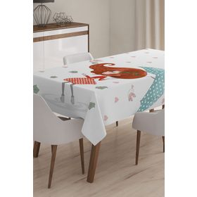 Realhomes Masa51 Özel Tasarım 3D Dijital Baskılı 120x140 cm Masa Örtüsü