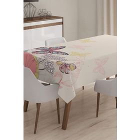Realhomes Masa55 Özel Tasarım 3D Dijital Baskılı 140x180 cm Masa Örtüsü