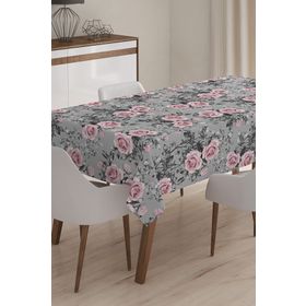 Realhomes Masa68 Modern Çiçek Temalı Dijital Baskılı 120x140 cm Masa Örtüsü