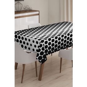 Realhomes Masa80 Geometrik Desenli Dijital Baskılı 3D 120x140 cm Masa Örtüsü