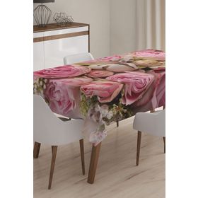 Realhomes Masa85 Özel Tasarım 3D Dijital Baskılı 140x180 cm Masa Örtüsü