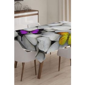 Realhomes Masa89 Özel Tasarım 3D Dijital Baskılı 140x220 cm Masa Örtüsü