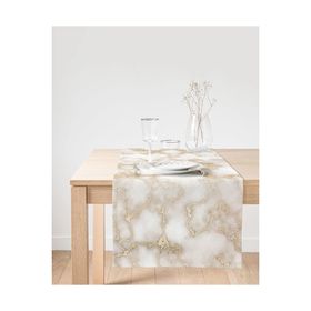 Realhomes Mermer Zeminli Modern Tasarım Süet Runner