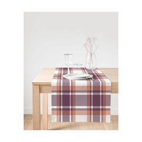 Realhomes Modern Ekose Tasarımlı Süet Runner