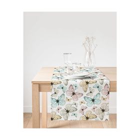 Realhomes Modern Kelebek Desenli Süet Runner