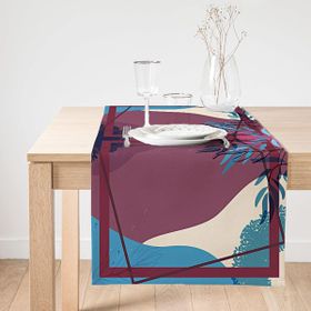 Realhomes Modern Motifli Özel Tasarım Süet Runner