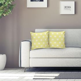 RealHomes Modern Yıldız Desenli Dijital Baskılı Dekoratif Yastık Kırlent Kılıfı