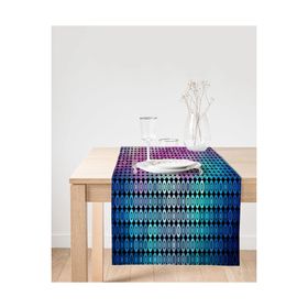 Realhomes Mozaik Desen Dijital Baskılı Modern Süet Runner