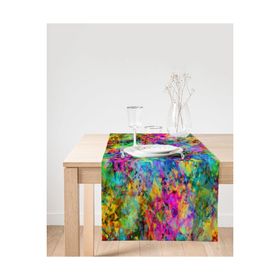 Realhomes Multi Color Dijital Baskılı Modern Süet Runner