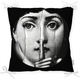 RealHomes P3391 Fornasetti Profumi: Scented Candle Modern Pofidik Sandalye Minderi