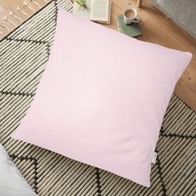 RealHomes Pembe Renkli Dijital Baskılı Dekoratif 70x70 cm Yer Minderi