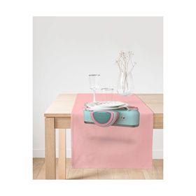 Realhomes Pembe Zeminli Yılbaşı Konseptli Desenli Özel Tasarım Süet Runner
