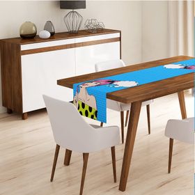 Realhomes REALRUNNER214 Özel Tasarım Dijital Baskılı Dekoratif Runner
