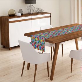 Realhomes REALRUNNER245 Özel Tasarım Dijital Baskılı Dekoratif Runner