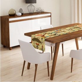 Realhomes RUNNER3325 Etnik Afrikan Desenli Özel Tasarım Runner