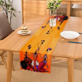 Realhomes RUNNER3325 Etnik Afrikan Desenli Özel Tasarım Runner