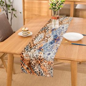 Realhomes RUNNER3629 Leopar Motifli Dijital Baskılı Runner Runner