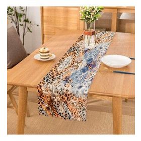 Realhomes RUNNER3629 Leopar Motifli Dijital Baskılı Runner Runner