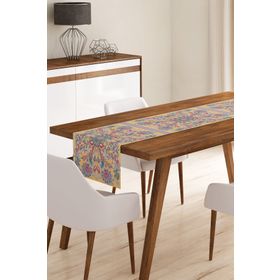 Realhomes RUNNER3702 Etnik Motifli Dijital Baskılı Modern Runner