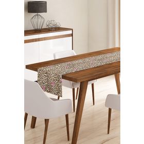 Realhomes RUNNER3712 Leopar Motifli Dijital Baskılı Runner