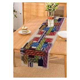 Realhomes RUNNER4256 Modern Desenli Özel Tasarım Dijital Baskılı Runner