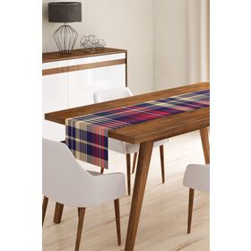 Realhomes RUNNER4269 Ekose Çizgiler Motifli Özel Tasarım Runner