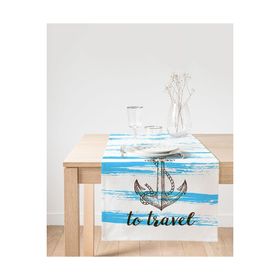 Realhomes Time to Travel Denizci Desenli Modern Süet Runner